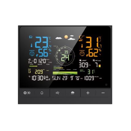 Immax NEO 07528L - Professioneel weerstation 7-in-1 NEO LITE SMART 5V/2xAAA + 3xAA