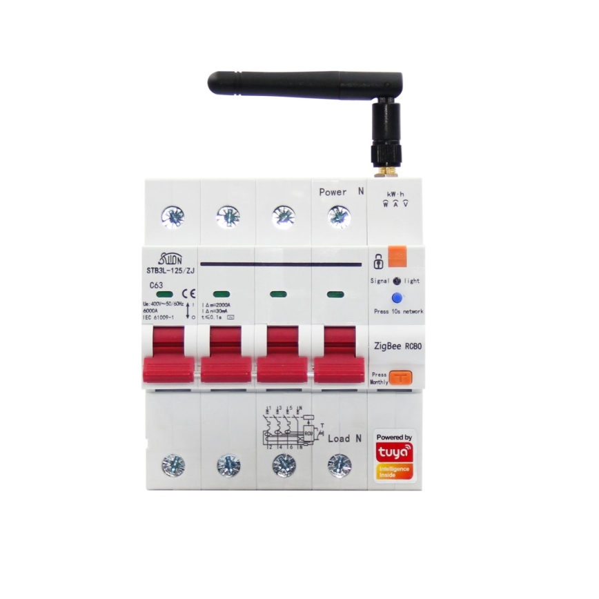 Immax NEO 07531L - Slimme stroomonderbreker 3-fases 1-63A