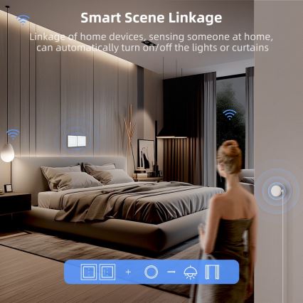 Immax NEO 07540L - Slimme schakelaar voor bediening van jaloezieën en rolluiken 230V Wi-Fi Tuya