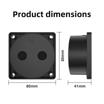 Immax NEO 07543L - Ultrasone vloeistofniveausensor 5 m Wi-Fi Tuya