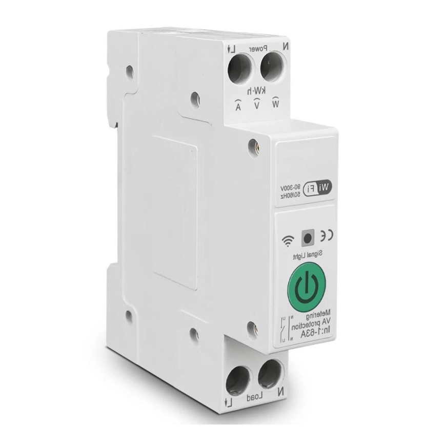 Immax NEO 07574L - Slimme stroomonderbreker 1-fase 1-63A Wi-Fi Tuya