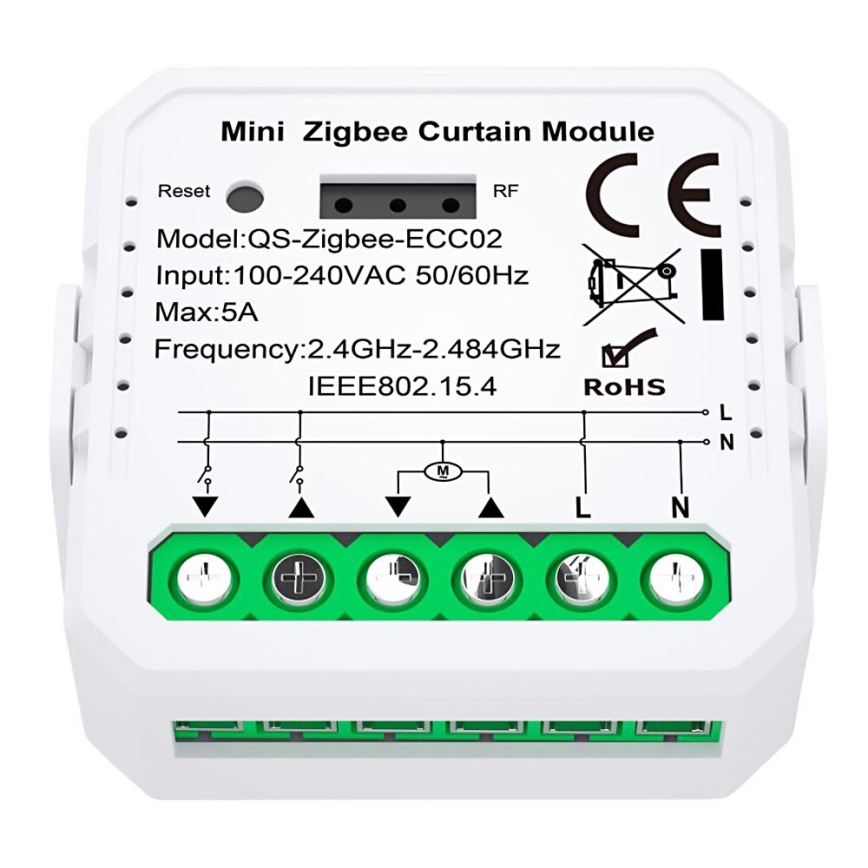 Immax Neo 07580L - Slimme controller voor het bedienen van jaloezieën en rolluiken Tuya