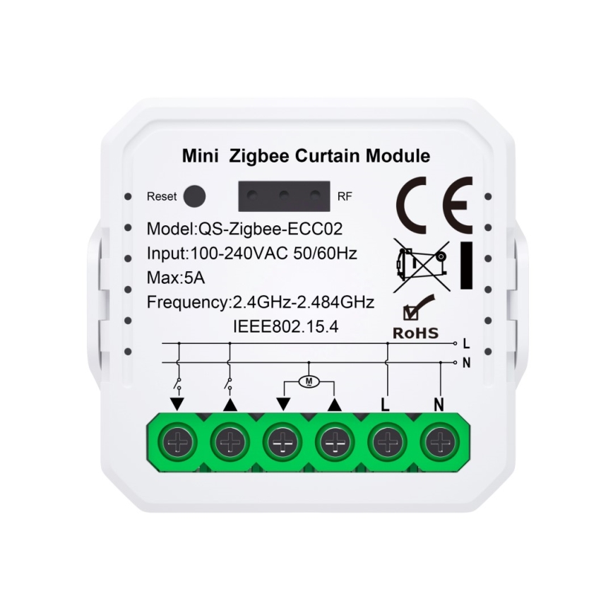 Immax Neo 07580L - Slimme controller voor het bedienen van jaloezieën en rolluiken Tuya