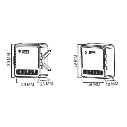 Immax Neo 07580L - Slimme controller voor het bedienen van jaloezieën en rolluiken Tuya