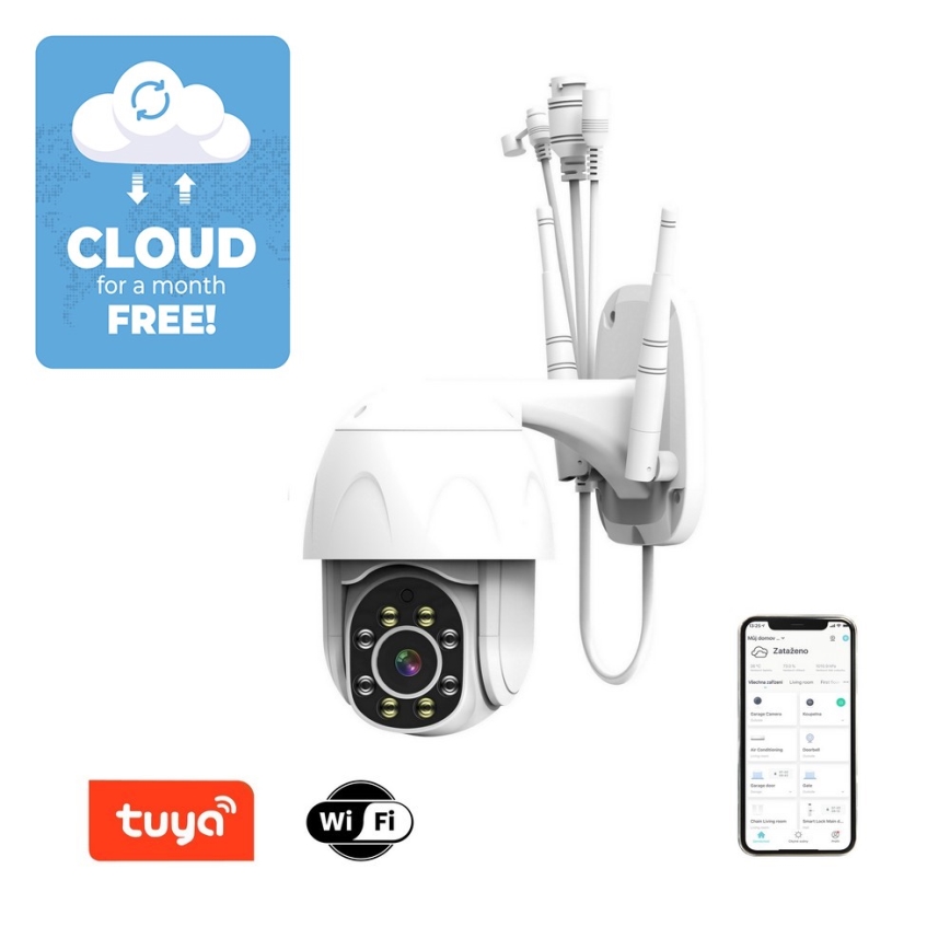 Immax NEO 07702L-3 - Slimme buitencamera met RJ45-sensor 1080p 230V IP65 Wi-Fi Tuya