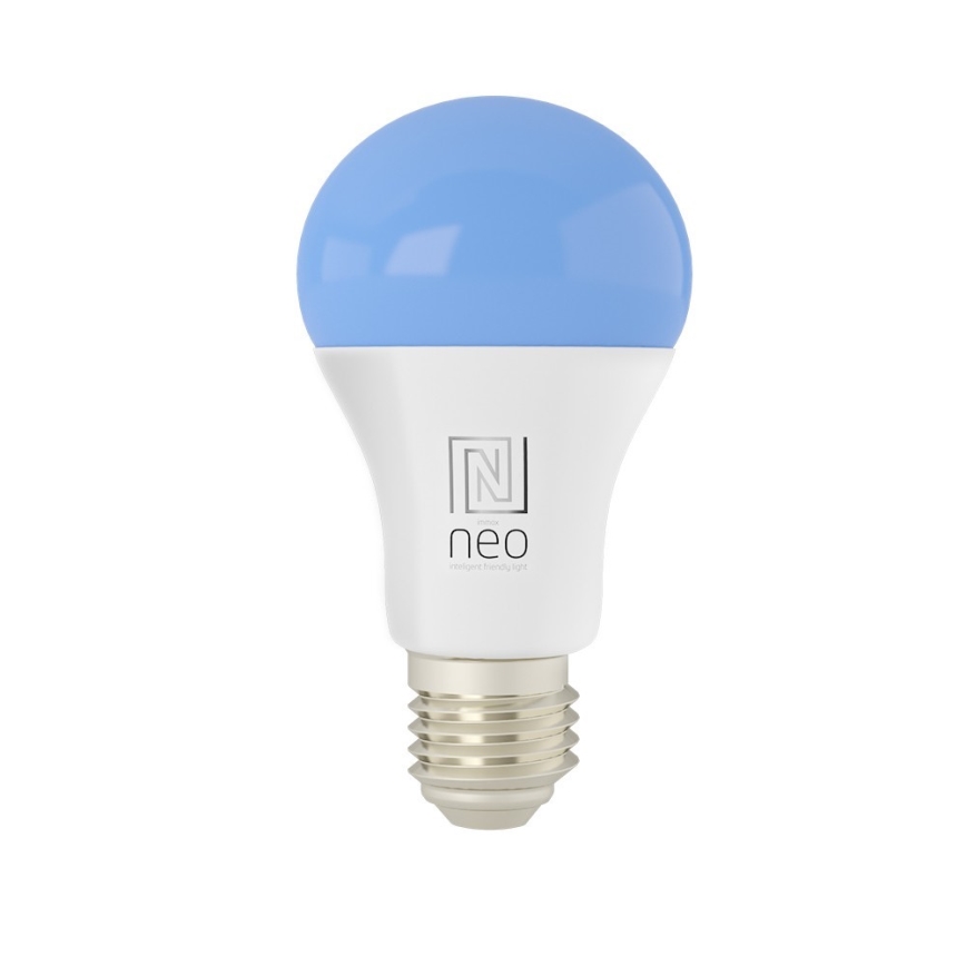 Immax NEO 07712L - LED RGB+CCT Dimbare lamp NEO LITE Smart E27/9W/230V Wi-Fi Tuya 2200 - 6500K