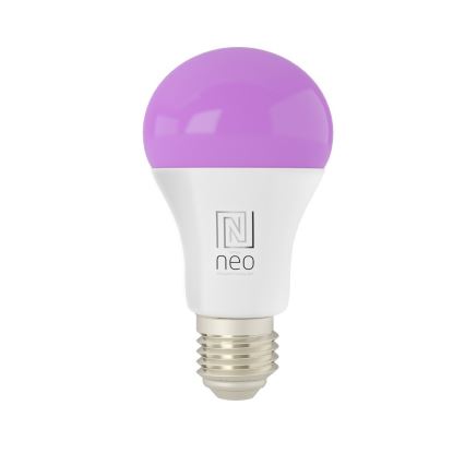 Immax NEO 07712L - LED RGB+CCT Dimbare lamp NEO LITE Smart E27/9W/230V Wi-Fi Tuya 2200 - 6500K