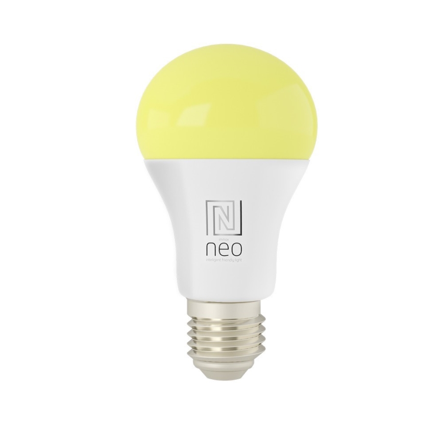 Immax NEO 07712L - LED RGB+CCT Dimbare lamp NEO LITE Smart E27/9W/230V Wi-Fi Tuya 2200 - 6500K