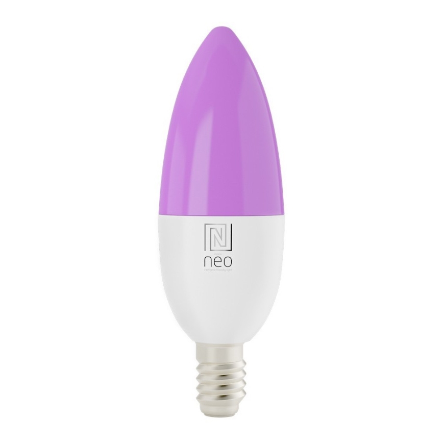 Immax NEO 07716L - LED RGB+CCT Dimbare lamp E14/5,5W/230V 2700K Wi-Fi Tuya