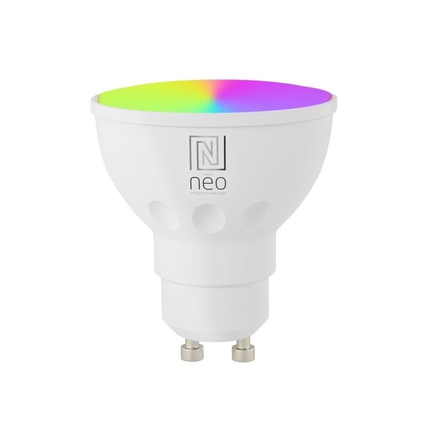 Immax NEO 07724CDO - SET van 3 dimbare LED RGB+CCT-lampen GU10/4,8W/230V 2700-6500K Wi-Fi Tuya + afstandsbediening
