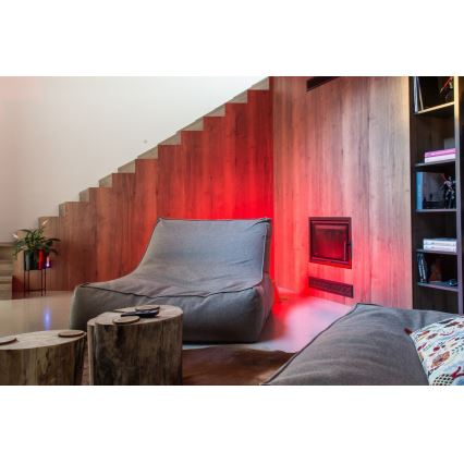 Immax NEO 07726L - LED RGB+CCT Dimbare strip NEO LITE LED/24W/230V 5 m IP65 MUSIC Wi-Fi Tuya + afstandsbediening