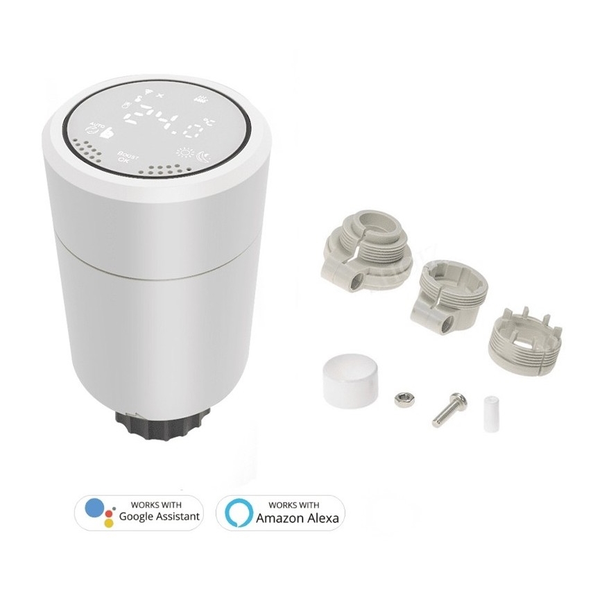 Immax NEO 07732A - SET 3x Thermostaat Kop 2xAA/3V Tuya