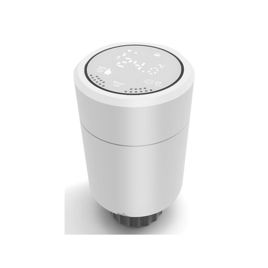 Immax NEO 07732B - SET 2x Thermostaat Kop + BRIDGE PRO v2 2xAA/3V Tuya