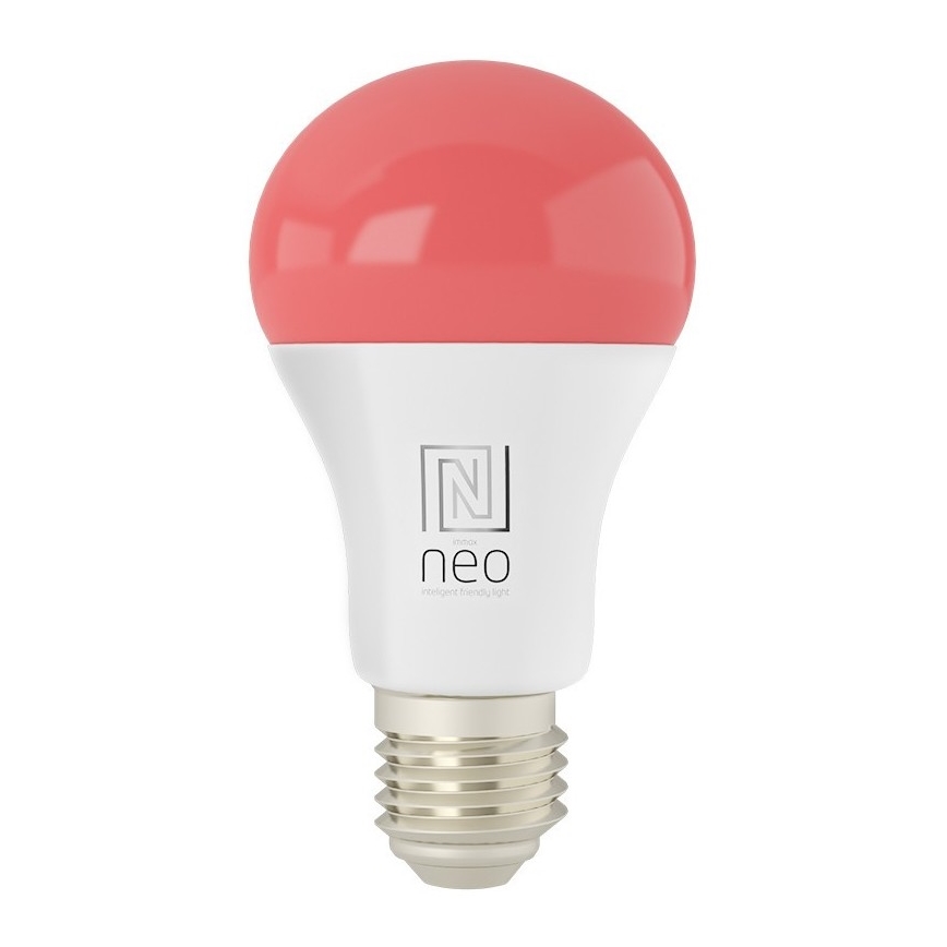 Immax NEO 07733L - LED RGB+CCT Dimbare lamp NEO LITE E27/11W/230V 2700 - 6500K Wi-Fi Tuya