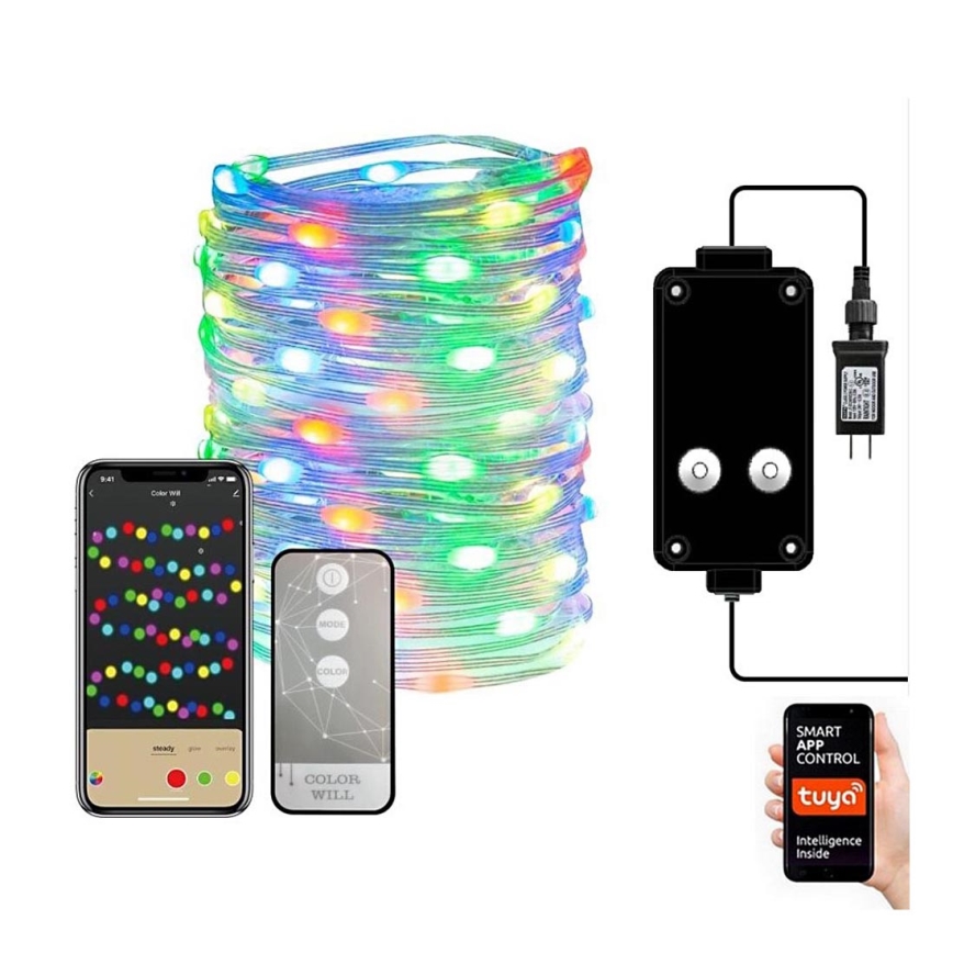 Immax NEO 07736L - LED RGB Dimbaar buitenshuis strip NEO LITE LED/8,4W/230V 16 m IP44 Wi-Fi Tuya