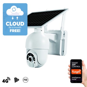 Immax NEO 07738L - Slimme buiten zonnecamera met sensor NEO LITE 4G FULL HD 6W 14400 mAh Tuya IP65