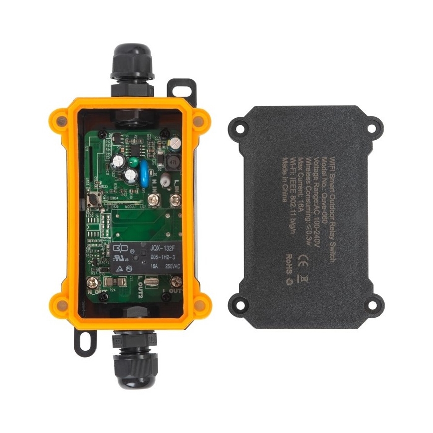 Immax NEO 07746L - Slimme Schakelaar voor buiten NEO LITE 3680W/230V/16A IP68 Wi-Fi Tuya