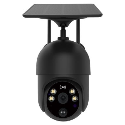 Immax NEO 07747L - Slimme buitencamera met zonnepaneel NEO LITE 4G 14400mAh 1080p IP65 Tuya zwart