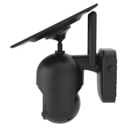 Immax NEO 07747L - Slimme buitencamera met zonnepaneel NEO LITE 4G 14400mAh 1080p IP65 Tuya zwart