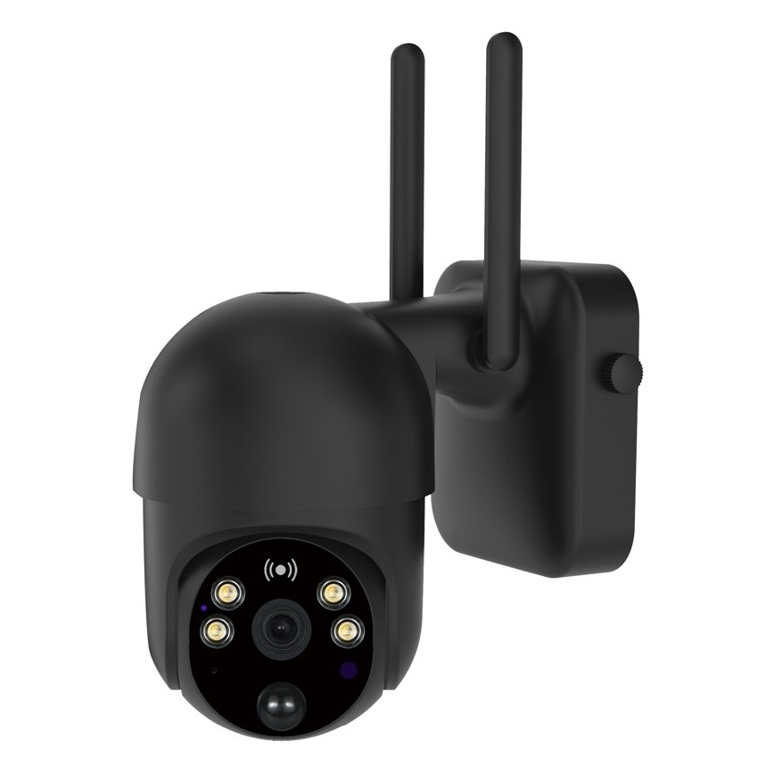 Immax NEO 07747L - Slimme buitencamera met zonnepaneel NEO LITE 4G 14400mAh 1080p IP65 Tuya zwart