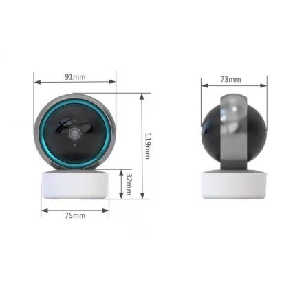 Immax NEO 07781L  - Smart binnen camera met sensor EYE NEO LITE 355° P/T 5MP Wi-Fi Tuya