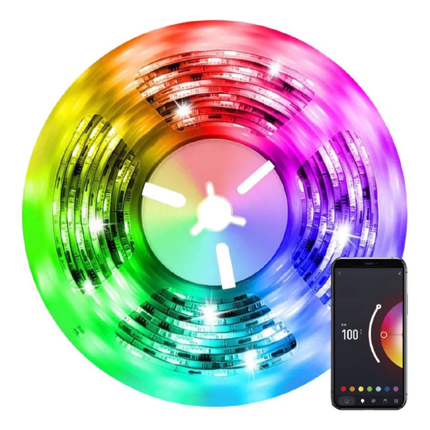 Immax NEO 07790L - LED RGB+CCT Dimbare strip NEO SMART LED/15W/230V 3m IP65 Wi-Fi Tuya