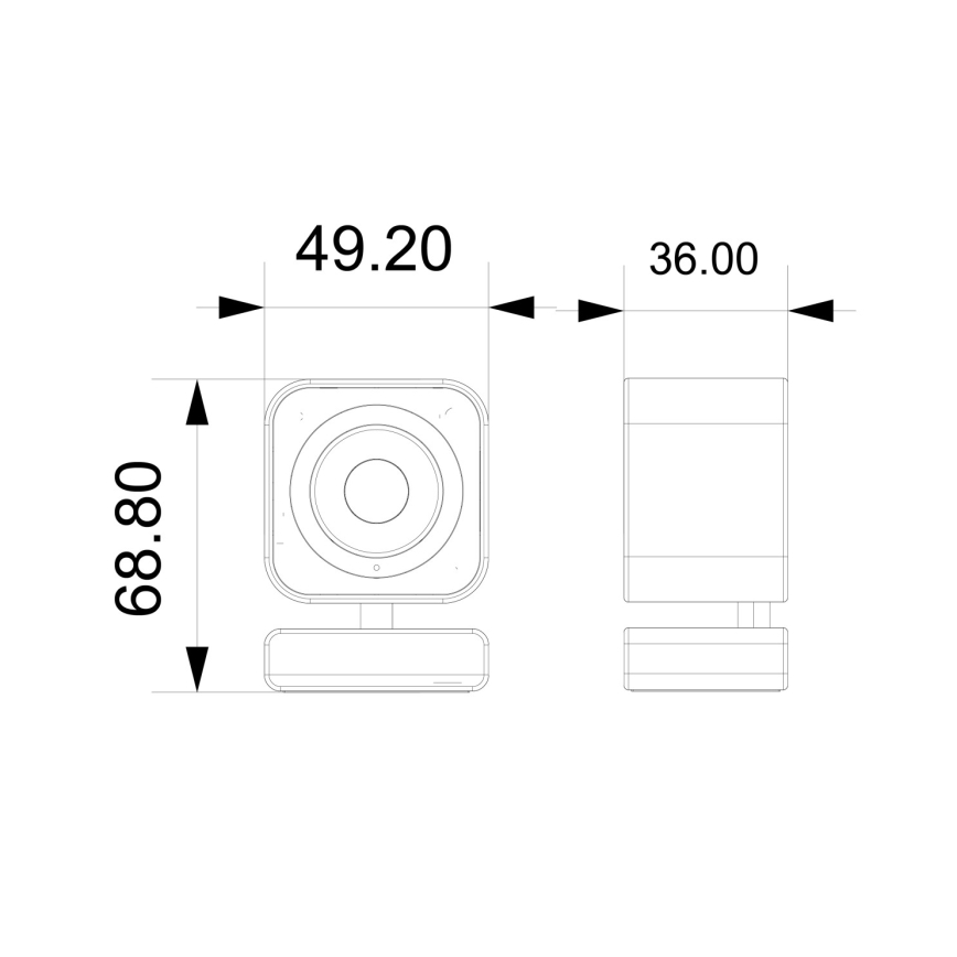 Immax NEO 07796L-Smart binnen camera met sensor LITTLE CUBE 3MP 5V Wi-Fi Tuya