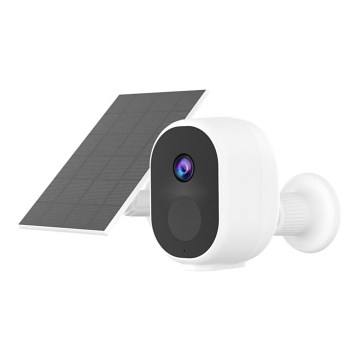 Immax NEO 07802L - Slimme buitenzonnecamera met sensor BARREL 5000mAh Wi-Fi Tuya IP65