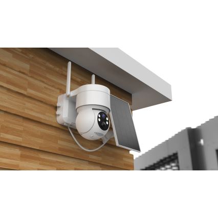 Immax NEO 07803L - Slimme buiten zonnecamera met SENTRY-sensor 6000 mAh Wi-Fi Tuya IP65