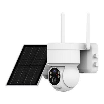 Immax NEO 07803L - Slimme buitencamera op zonne-energie met SENTRY-sensor 6000 mAh Wi-Fi Tuya IP65