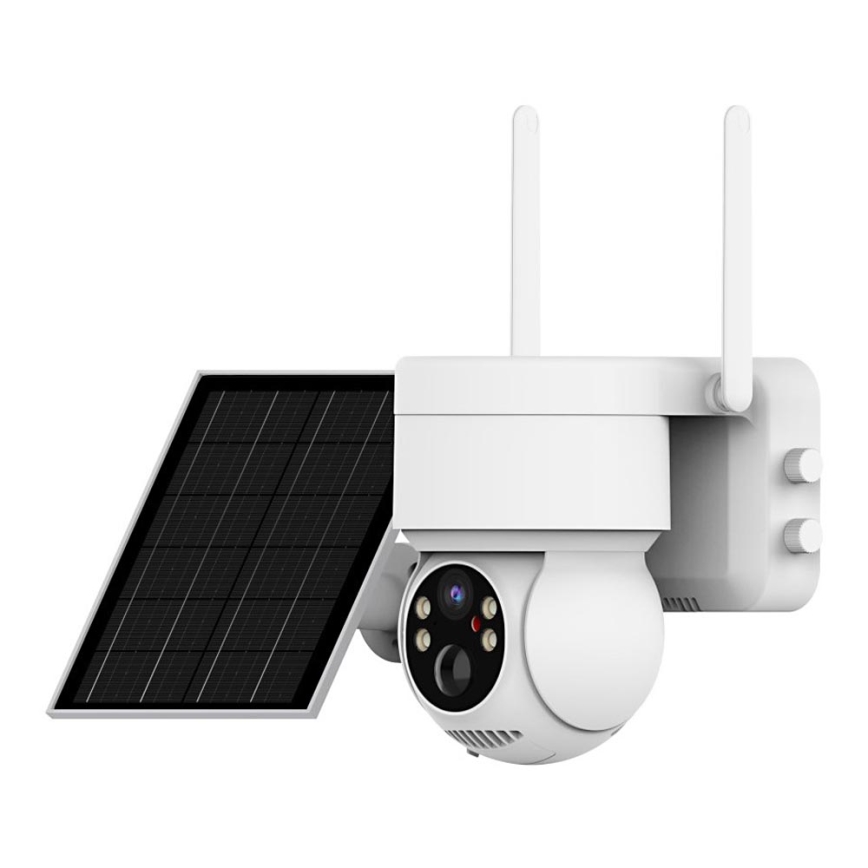 Immax NEO 07803L - Slimme buitenzonnecamera met sensor SENTRY 6000 mAh Wi-Fi Tuya IP65