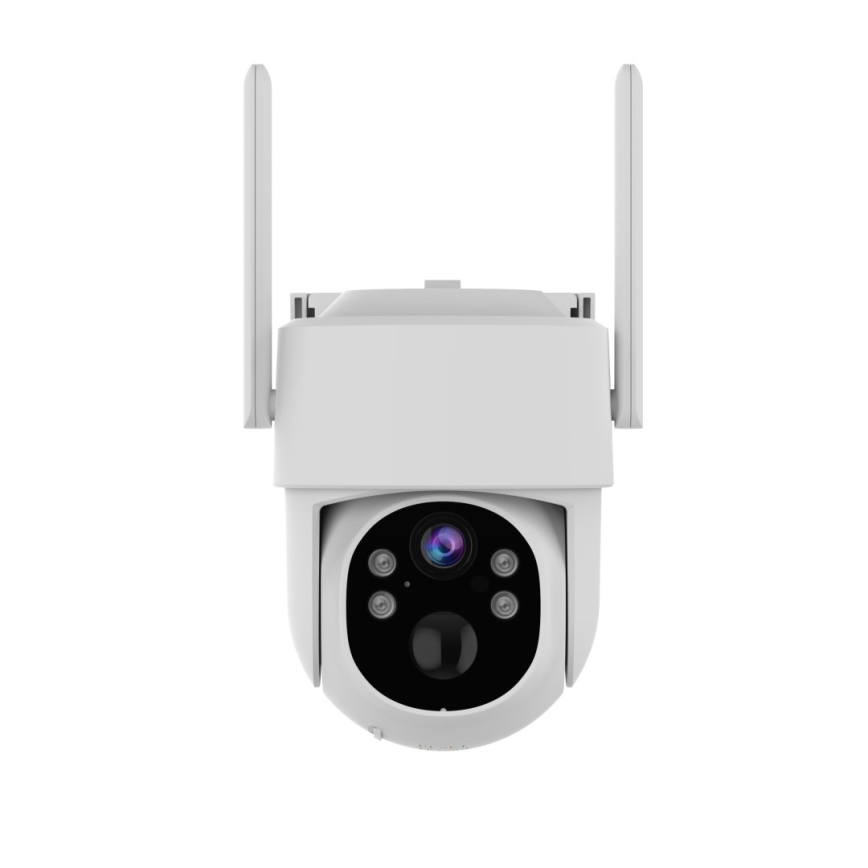 Immax NEO 07804L - Slimme buitencamera op zonne-energie met 9000 mAh-batterij en sensor, IP65