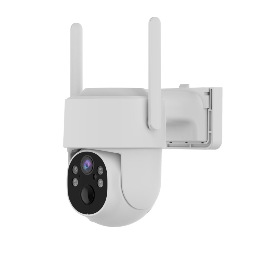 Immax NEO 07804L - Slimme buitenzonnecamera met sensor 9000 mAh Wi-Fi Tuya IP65