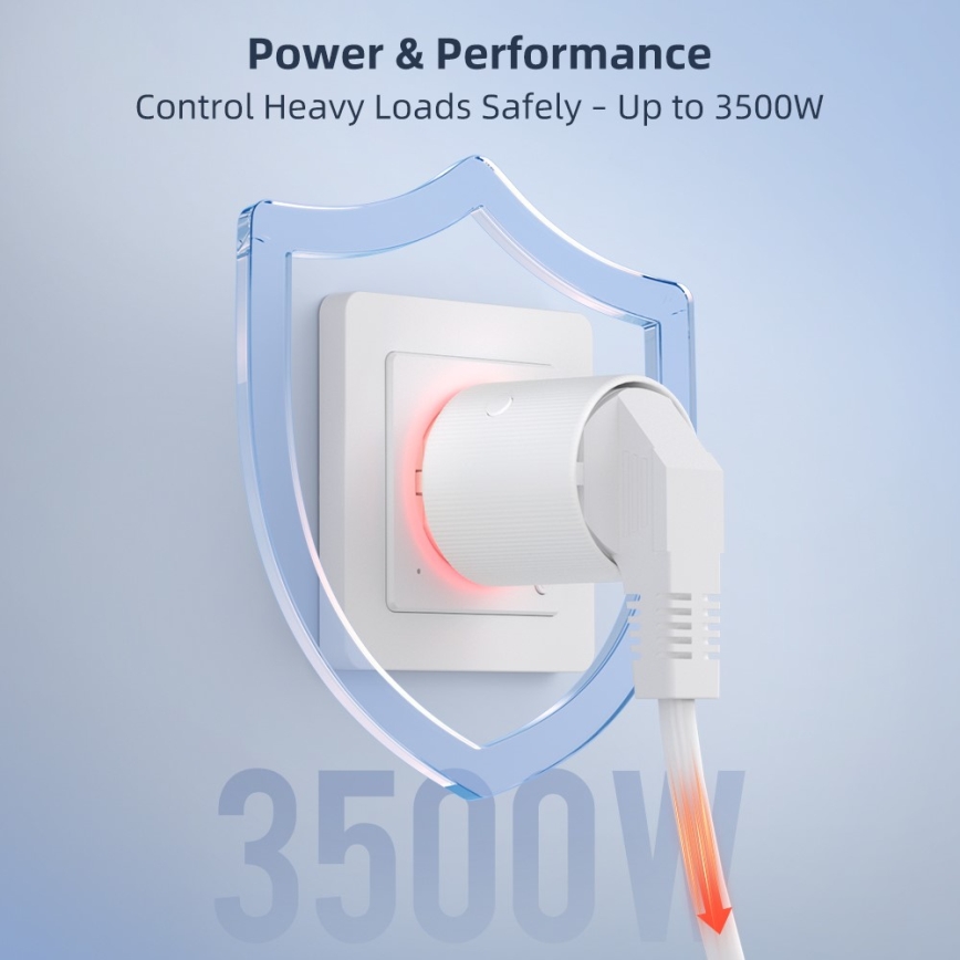 Immax NEO 07812L - Slimme stekker E 3500W Tuya Wi-Fi