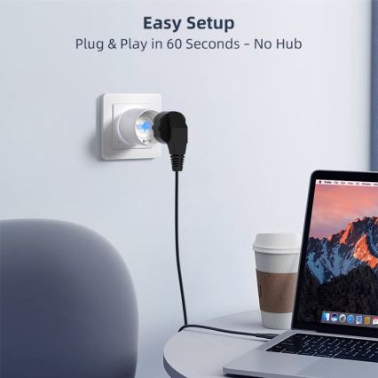 Immax NEO 07813L - Slimme stekker F 3500W Tuya Wi-Fi