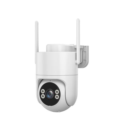 Immax NEO 07819L - Slimme buitencamera met 4 MP-sensor, 5V-voeding, IP65-bescherming, Tuya Wi-Fi