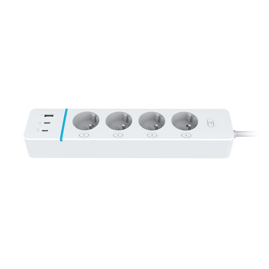 Immax NEO 07821L - Smart stekkerdoos NEO LITE 4x AC + 1x USB + 2x USB-C Wi-Fi