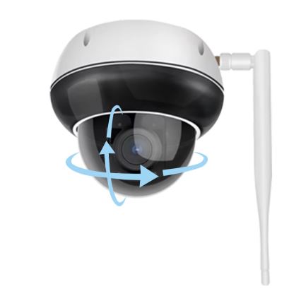 Immax NEO 07825L - Slimme buitencamera met DOME-sensor, 5 MP, 230V, IP66, TUYA, Wi‑Fi