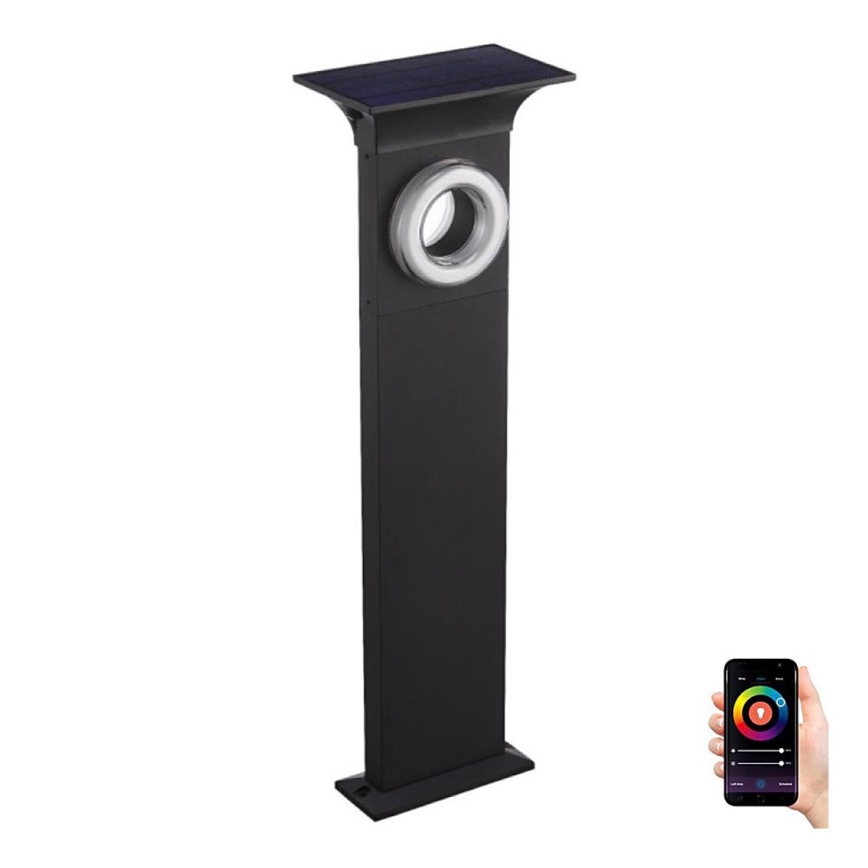 Immax NEO 07904L - LED RGB+CW/W Dimbaar zonne- lamp ANEL LED/2W/5V IP54 Tuya 2000 mAh