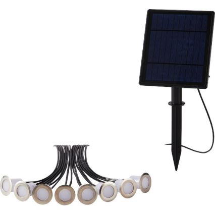 Immax NEO 07905L - LED RGB Dimbare lamp op zonne-energie ESTRELAS 8xLED/0,25W/5V IP65 Tuya 2200 mAh