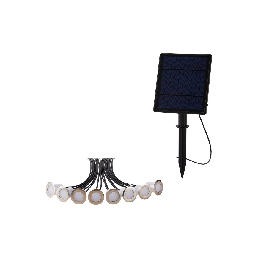 Immax NEO 07905L - LED RGB Dimbare lamp op zonne-energie ESTRELAS 8xLED/0,25W/5V IP65 Tuya 2200 mAh