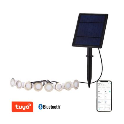 Immax NEO 07905L - LED RGB Dimbare lamp op zonne-energie ESTRELAS 8xLED/0,25W/5V IP65 Tuya 2200 mAh