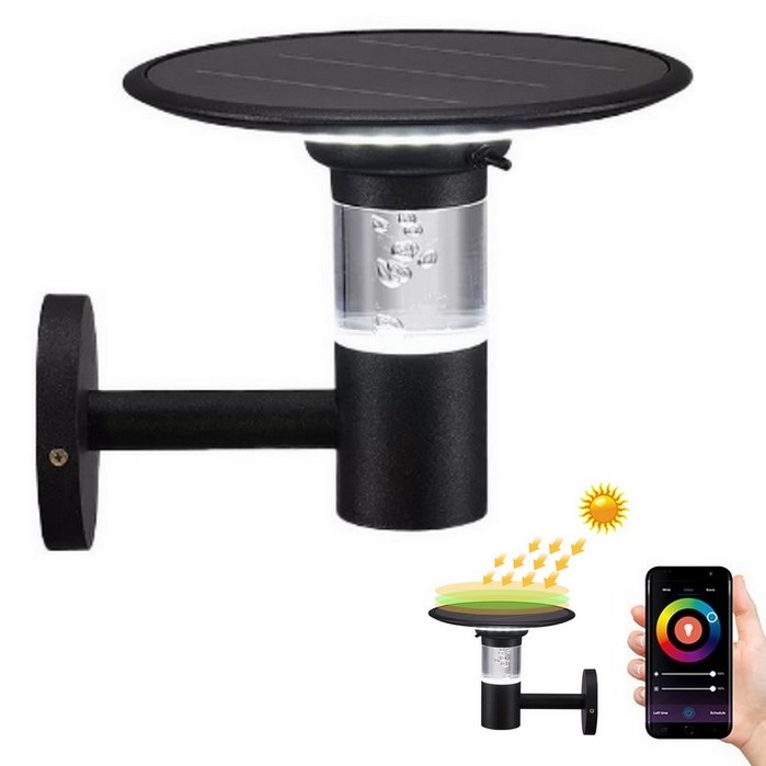 Immax NEO 07907L - LED RGB+CW/W Dimbaar zonne- wandlamp BUBBLES LED/2W/5,5V IP54 Tuya 4000 mAh