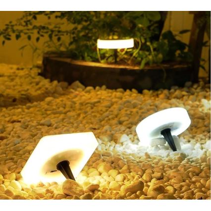 Immax NEO 07910L - LED RGB Dimbare lamp op zonne-energie met een sensor NEO LITE LED/1W/5V rond IP54 Tuya 1300 mAh