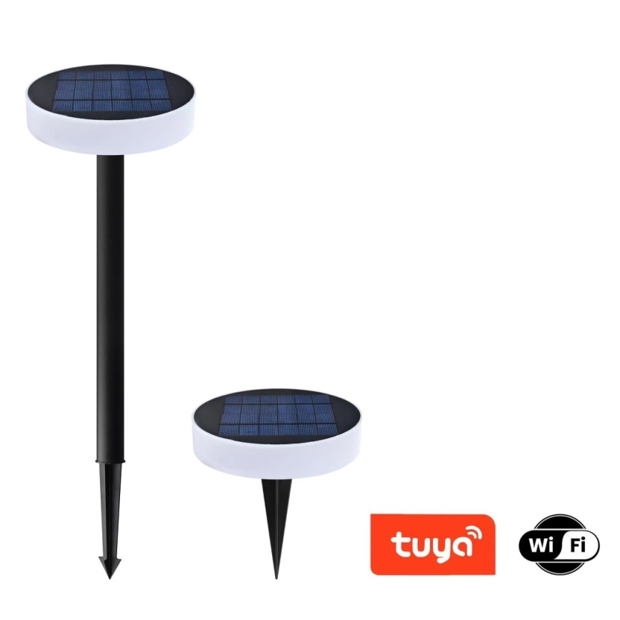 Immax NEO 07910L - LED RGB Dimbare lamp op zonne-energie met een sensor NEO LITE LED/1W/5V rond IP54 Tuya 1300 mAh