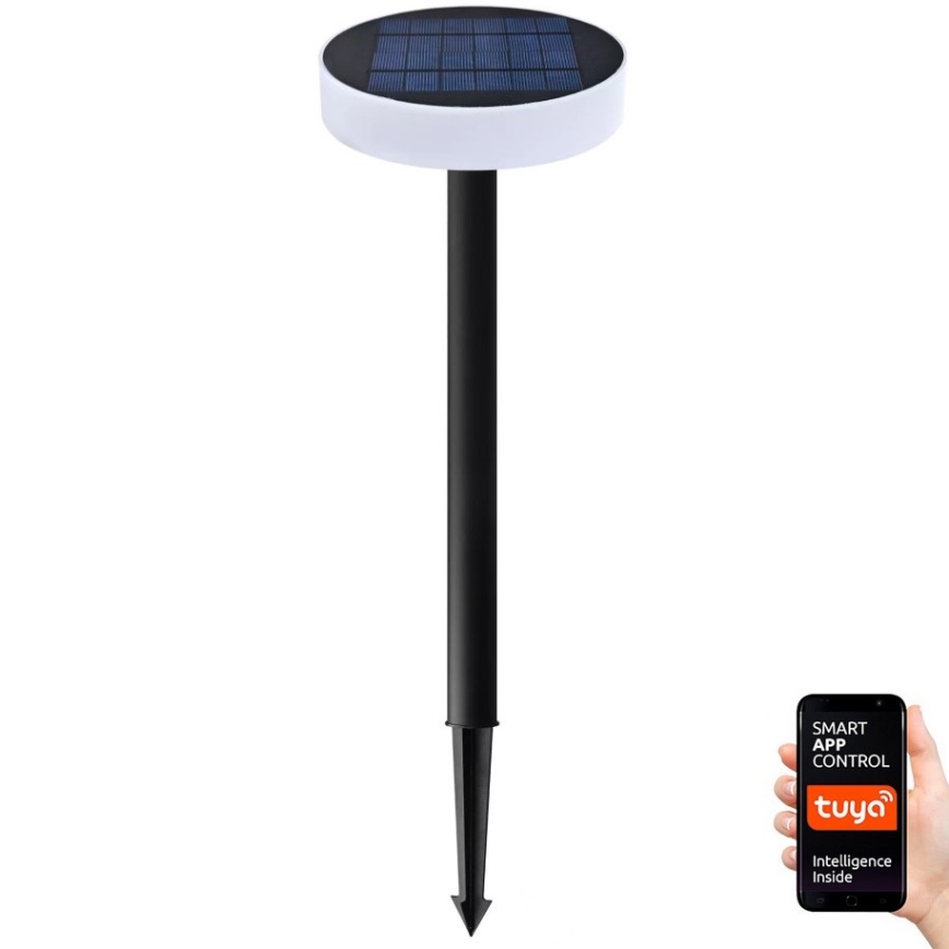 Immax NEO 07910L - LED RGB Dimbare lamp op zonne-energie met een sensor NEO LITE LED/1W/5V rond IP54 Tuya 1300 mAh
