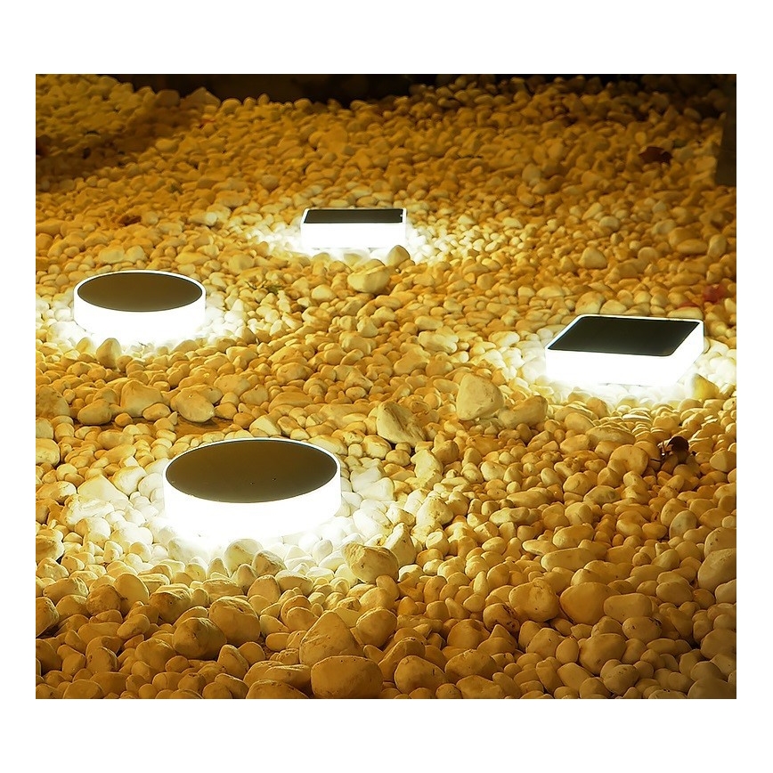 Immax NEO 07911L - LED RGB Dimbare lamp op zonne-energie met een sensor NEO LITE LED/1W/5V hoekig IP54 Tuya 1300 mAh