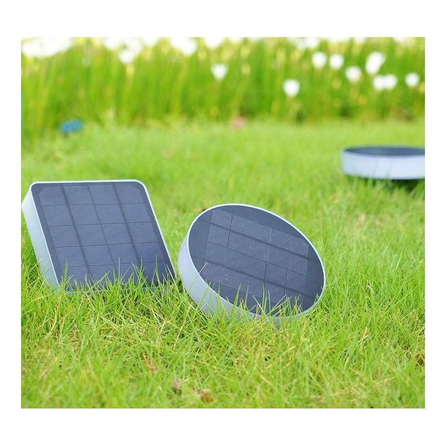 Immax NEO 07911L - LED RGB dimbare solarverlichting met sensor NEO LITE LED/1W/5V vierkant IP54 Tuya 1300 mAh
