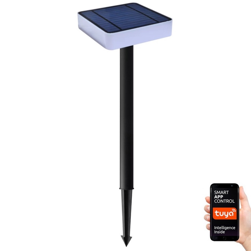 Immax NEO 07911L - LED RGB dimbare solarverlichting met sensor NEO LITE LED/1W/5V vierkant IP54 Tuya 1300 mAh