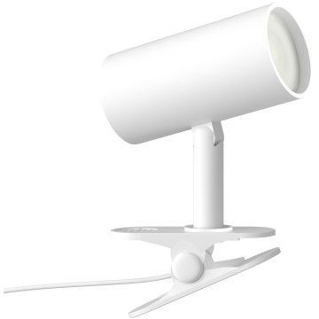 Immax NEO 08292L - Lamp met klem PUNTO 1xGU10/9W/230V wit